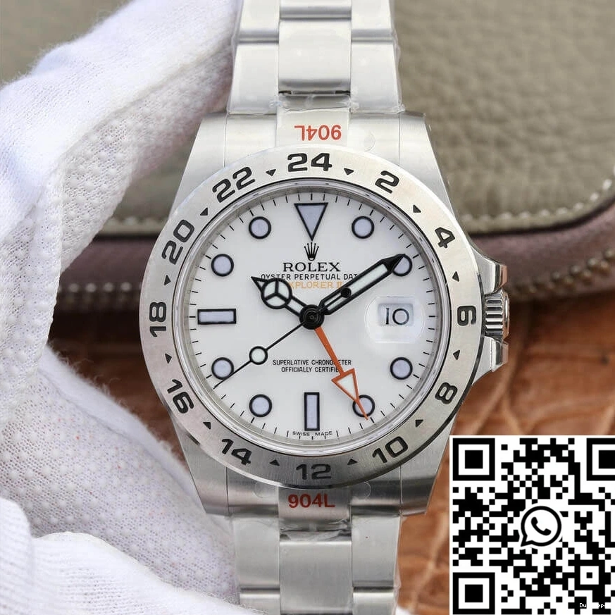 Dial Steel Explorer M216570-0001 GM Stainless V4 White Rolex Factory 1227